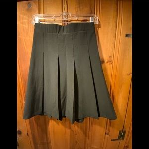 Pleated mini skirt
